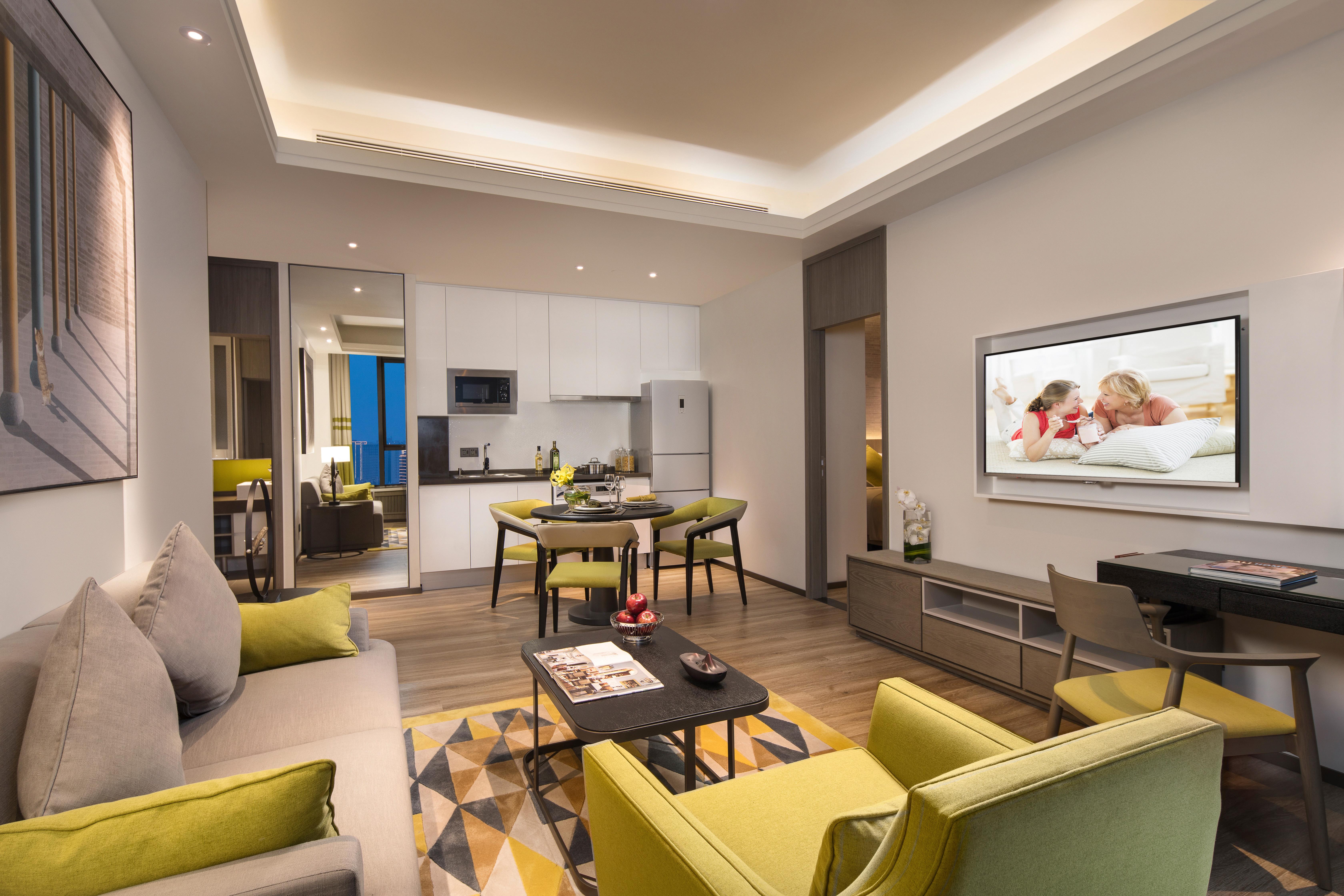 Citadines Gaoxin Xi'An Aparthotel Сиан Екстериор снимка