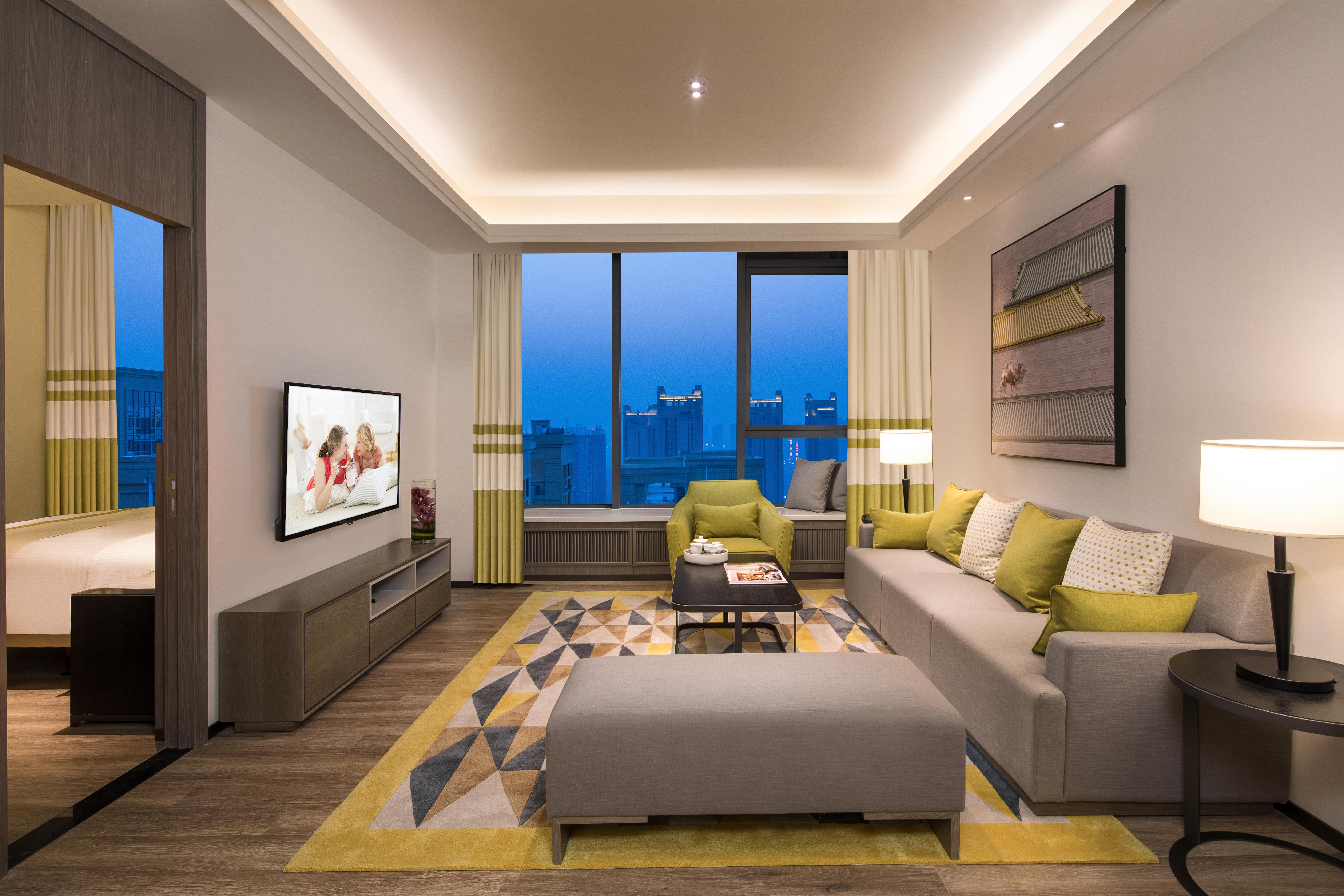 Citadines Gaoxin Xi'An Aparthotel Сиан Екстериор снимка